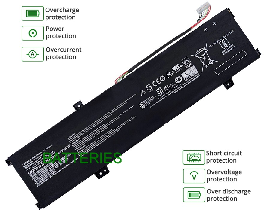 MSI VECTOR GP78 battery