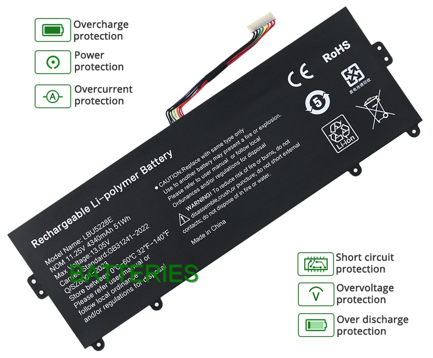 LG 13UD70P battery