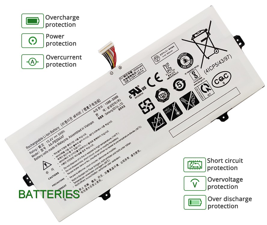 SAMSUNG GALAXY BOOK4 NP750XGJ-KG7BR battery