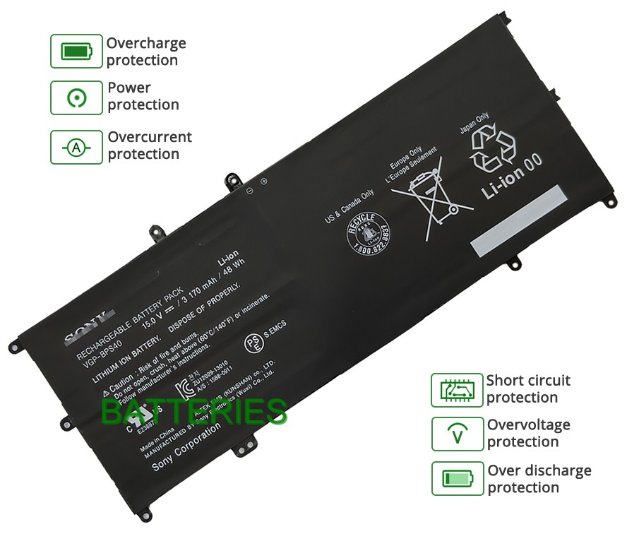 Sony VAIO SVF14N11CXB battery